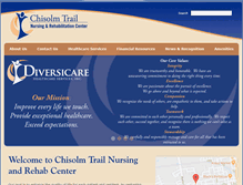 Tablet Screenshot of chisolmtrailnursing.com